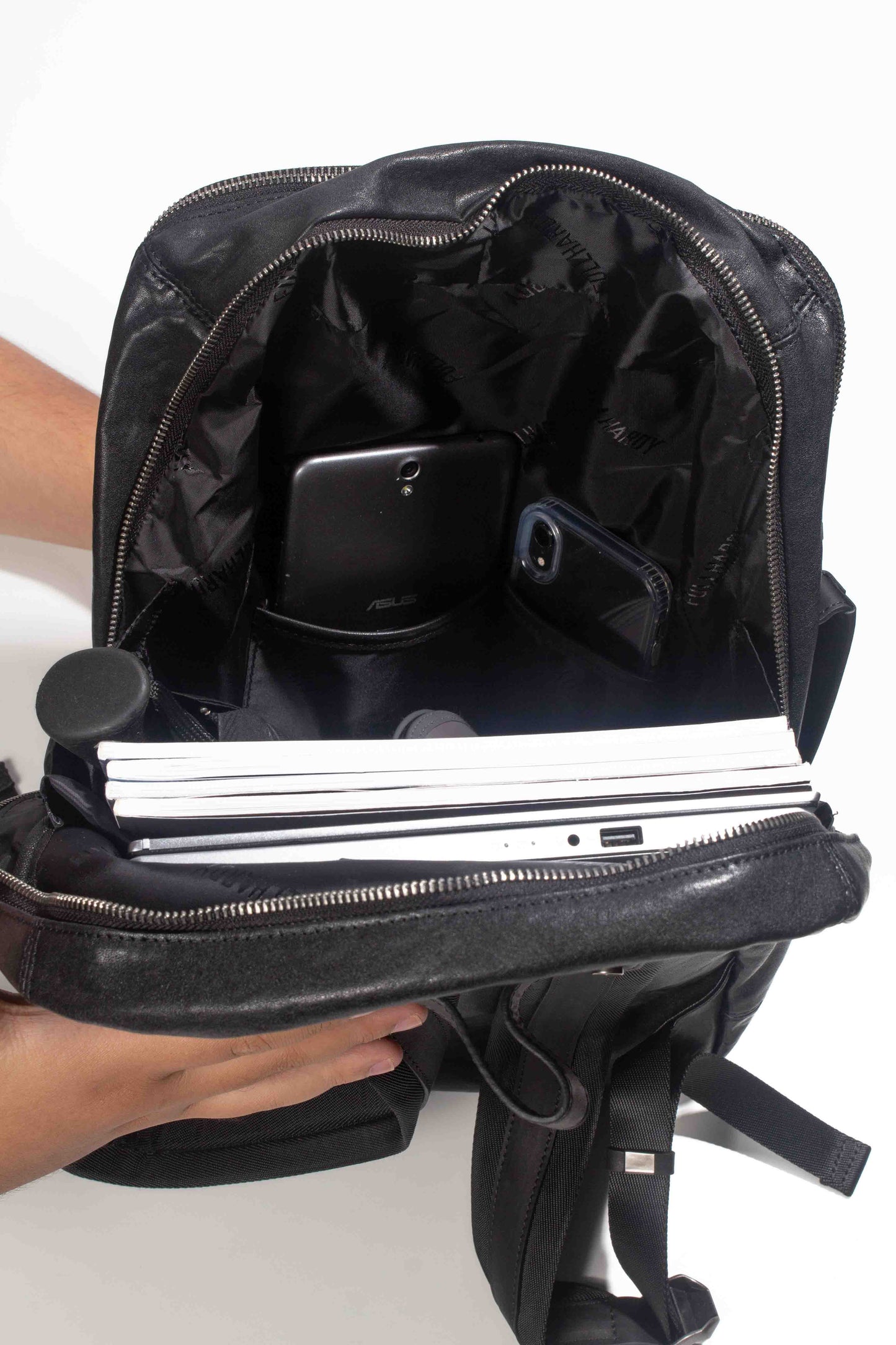 Tas Ransel Kulit - BLRH 005 BL