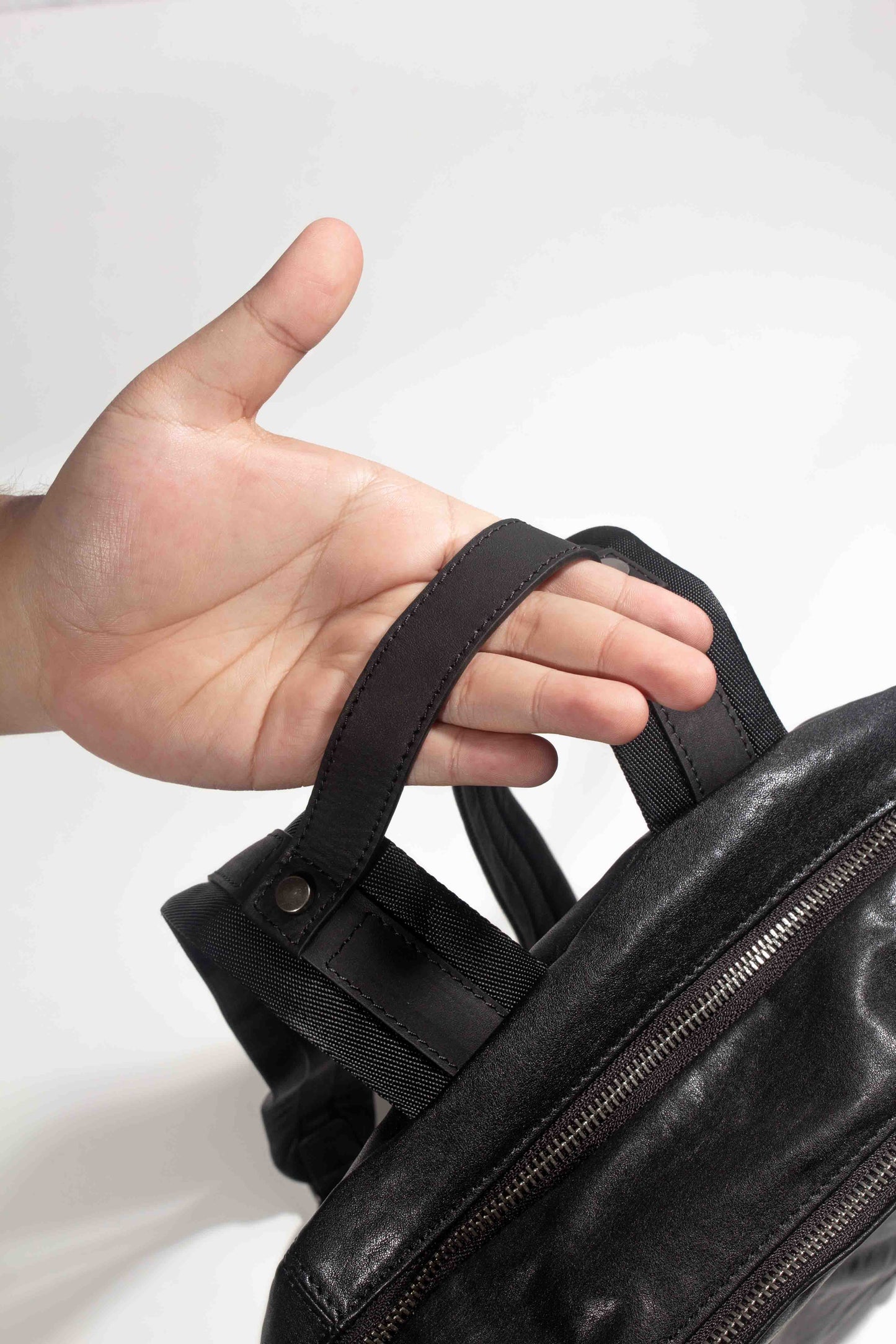 Tas Ransel Kulit - BLRH 005 BL