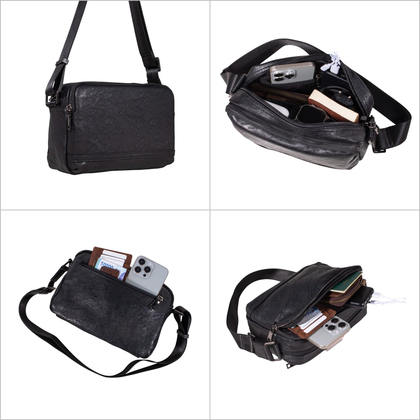 Tas Selempang Kulit - BYNSP 30619