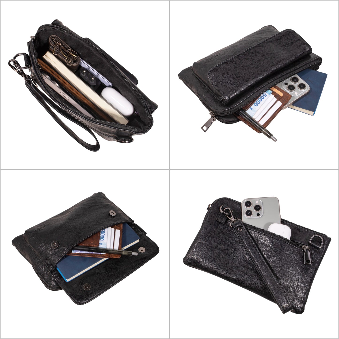 Tas Genggam Pouch Kulit - BYNCK 30629