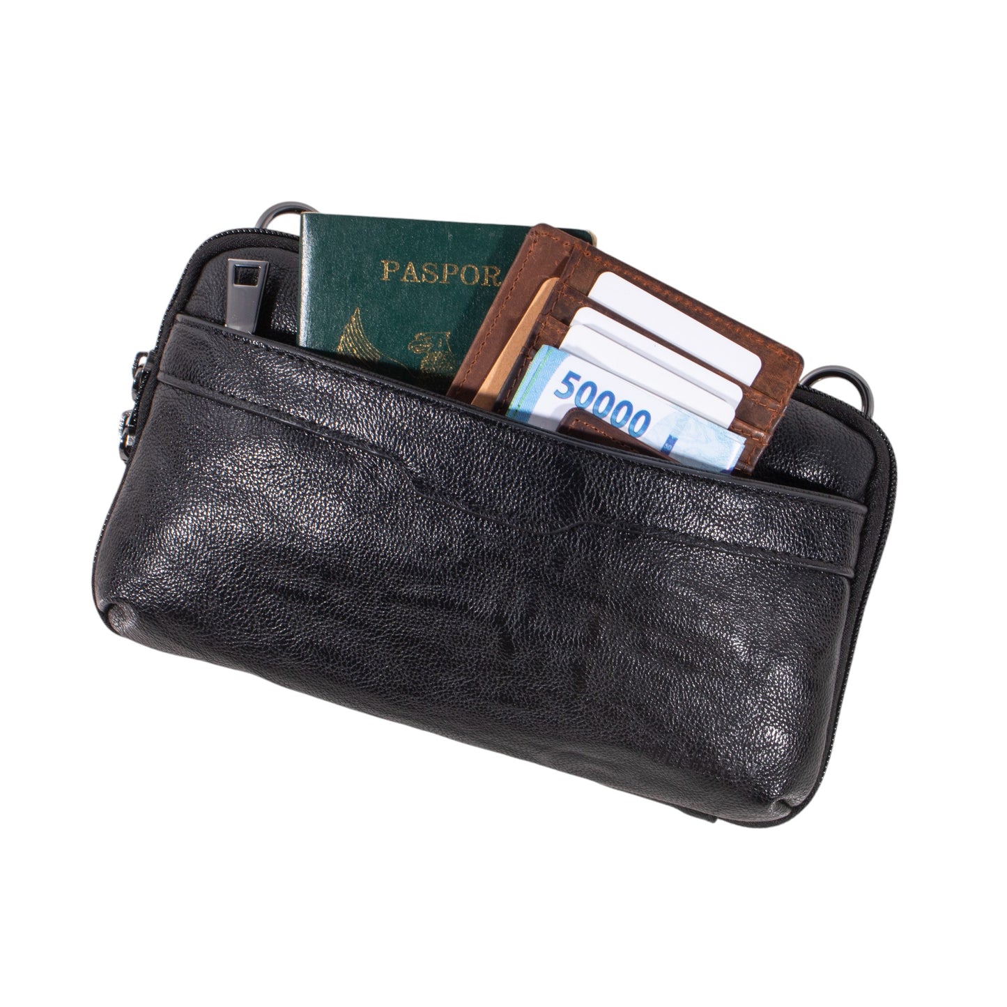 Tas Genggam Pouch Kulit - BYNCK 30630