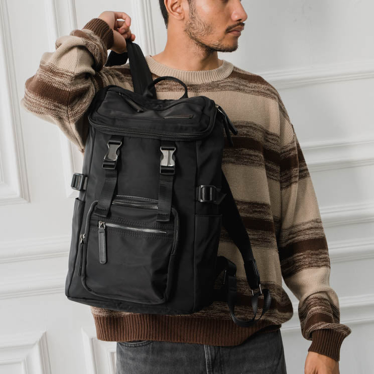 Tas Ransel Nylon - NYLR 16751 BL