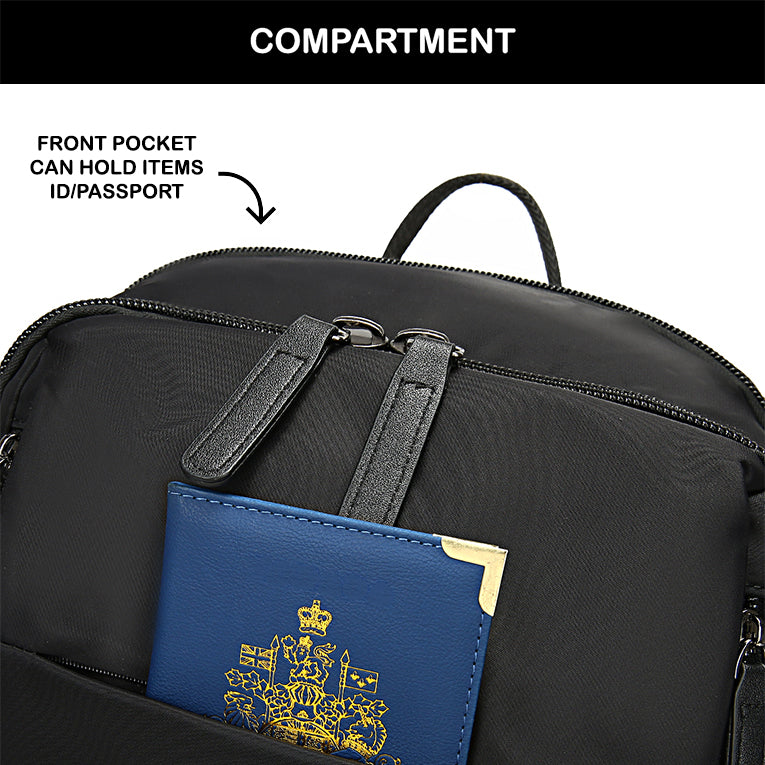 Tas Ransel Nylon - NYLR 16778 BL