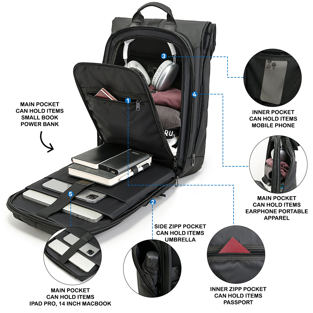 Tas Ransel Poylester PLRH 882 BL