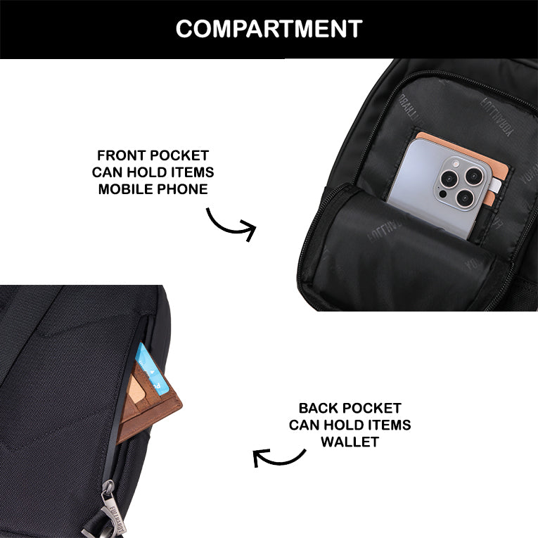 Tas Selempang Polyester - PLSK 77908 BL