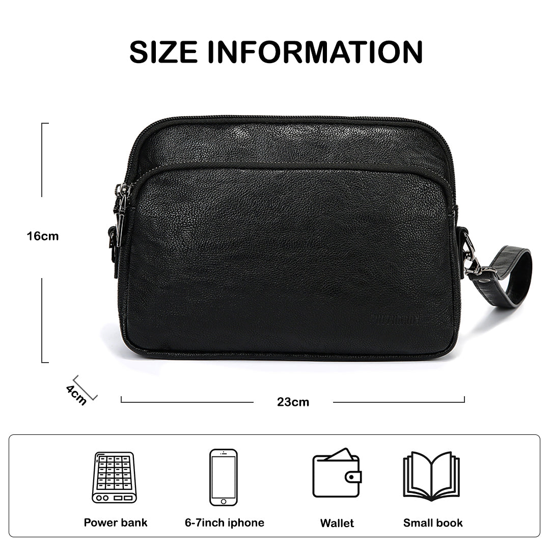 Tas Genggam Pouch Kulit - BYNCK 30658