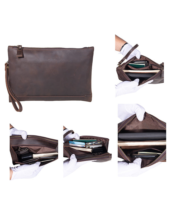 Tas Genggam Pouch Kulit - FKCK 200401