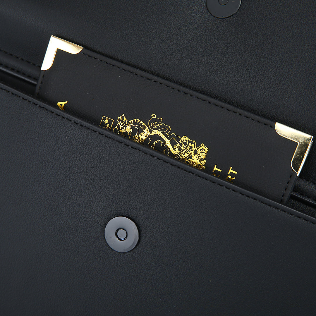 Tas Genggam Pouch Kulit - BYNCK BG011 BL