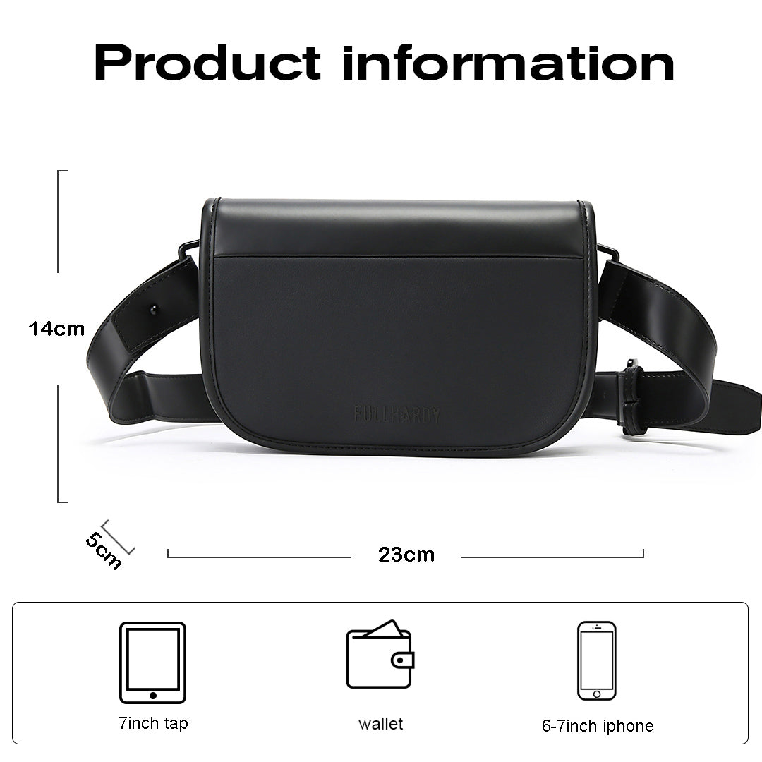 Tas Selempang Kulit - BYNWB BG010 BL