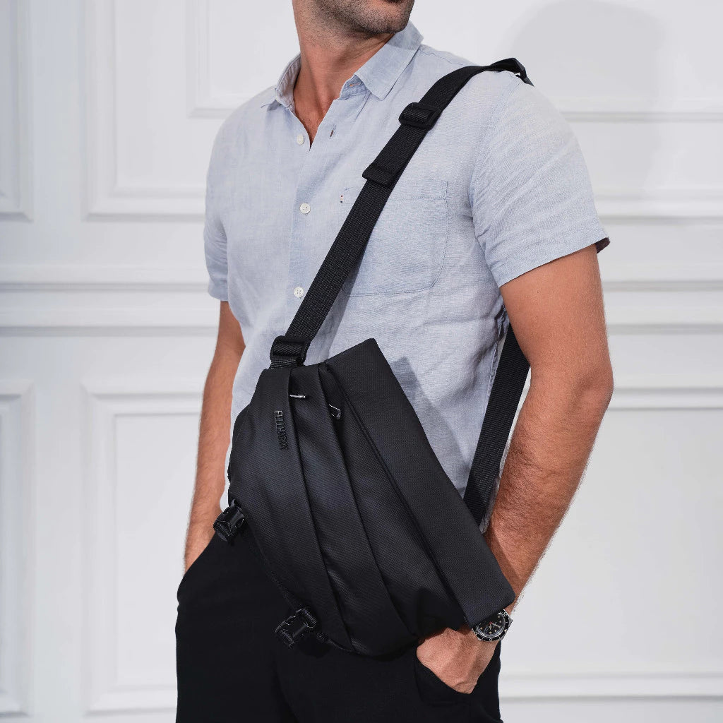 Tas Selempang Polyester - PLWBI 016 BL