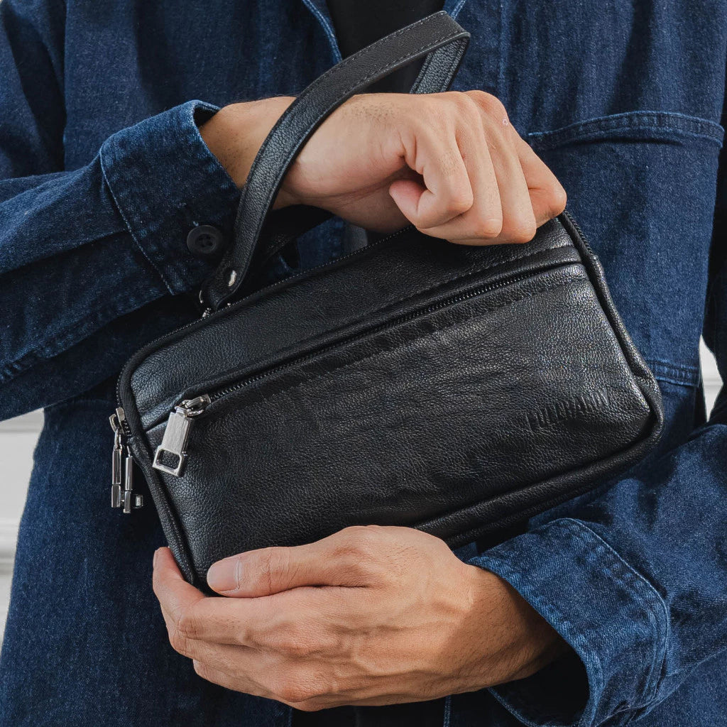Tas Genggam Pouch Kulit - BYNCK 30332