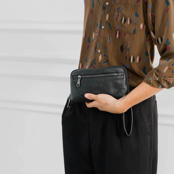 Tas Genggam Pouch Kulit - BYNCK 30529