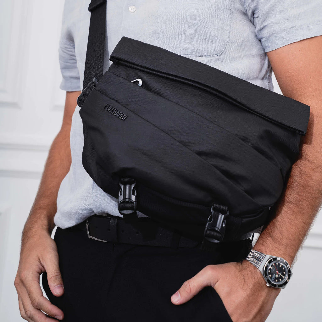 Tas Selempang Polyester - PLWBI 016 BL