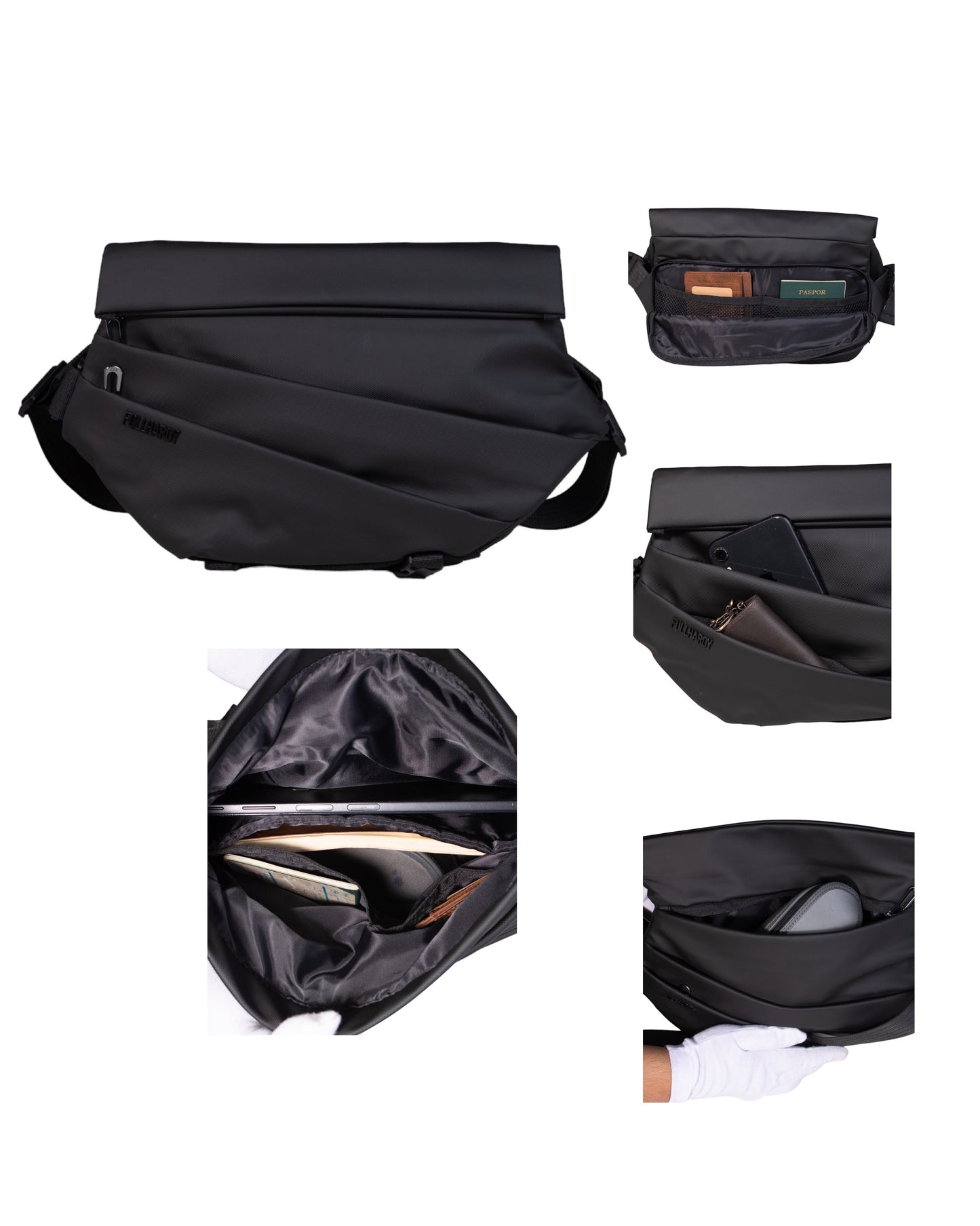 Tas Selempang Polyester - PLWBI 016 BL