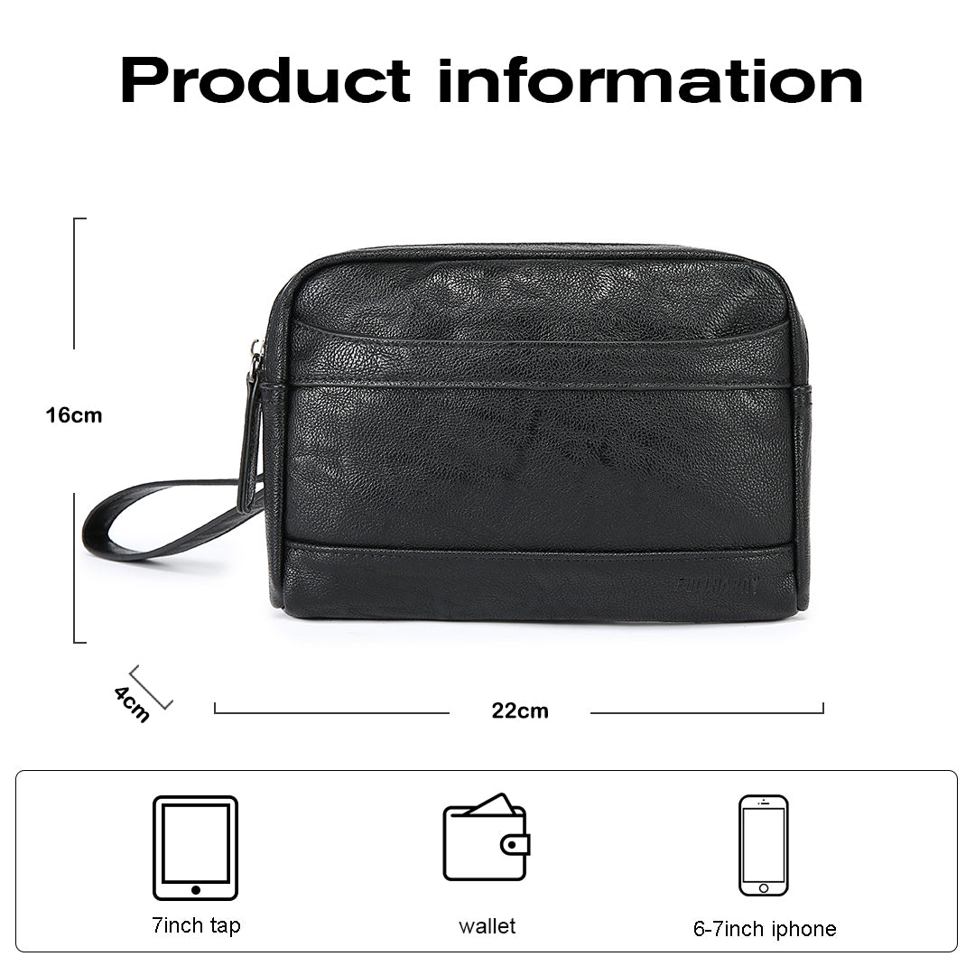 Tas Genggam Pouch Kulit - BYNCK 509