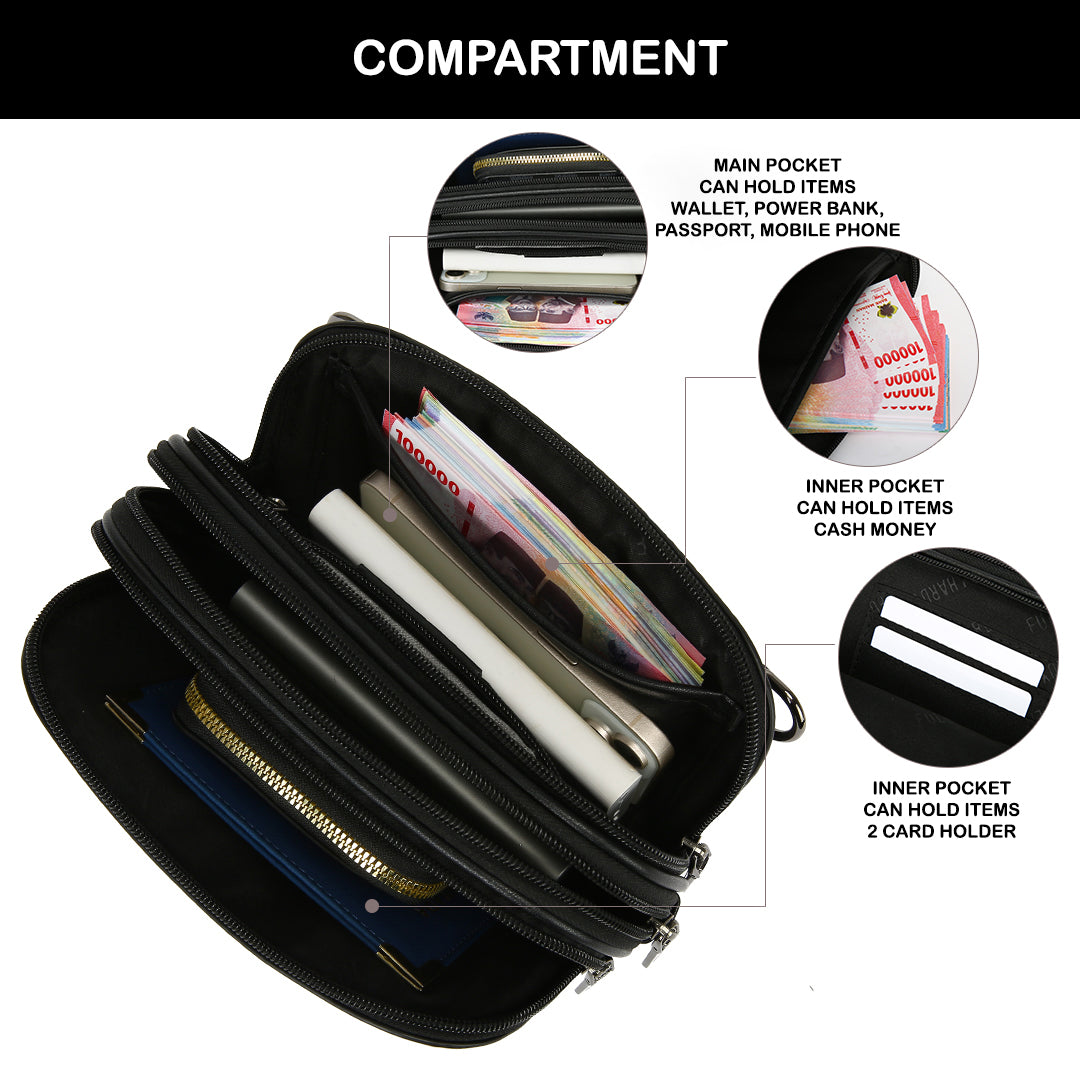 Tas Genggam Pouch Kulit - BYNCK 30395