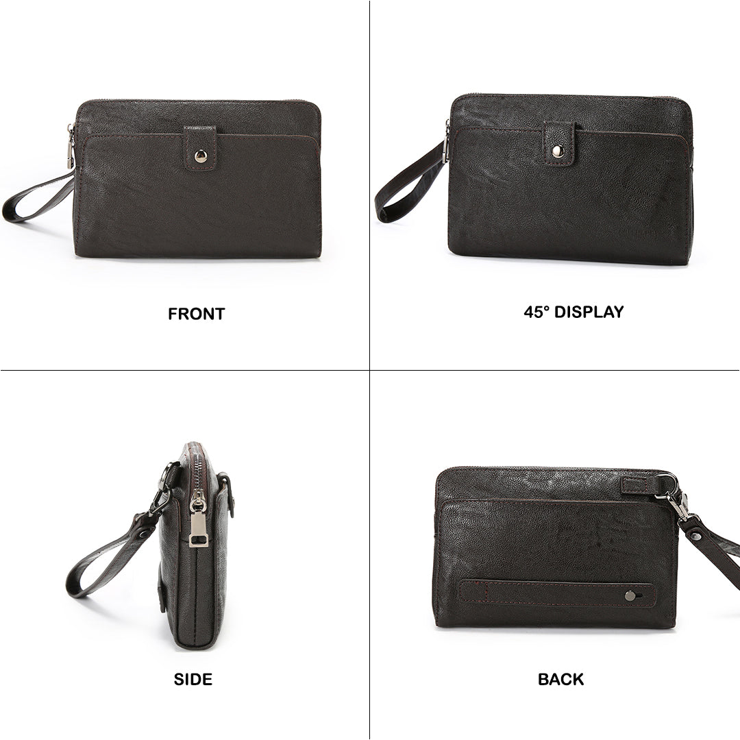 Tas Genggam Pouch Kulit - BYNCK 30373