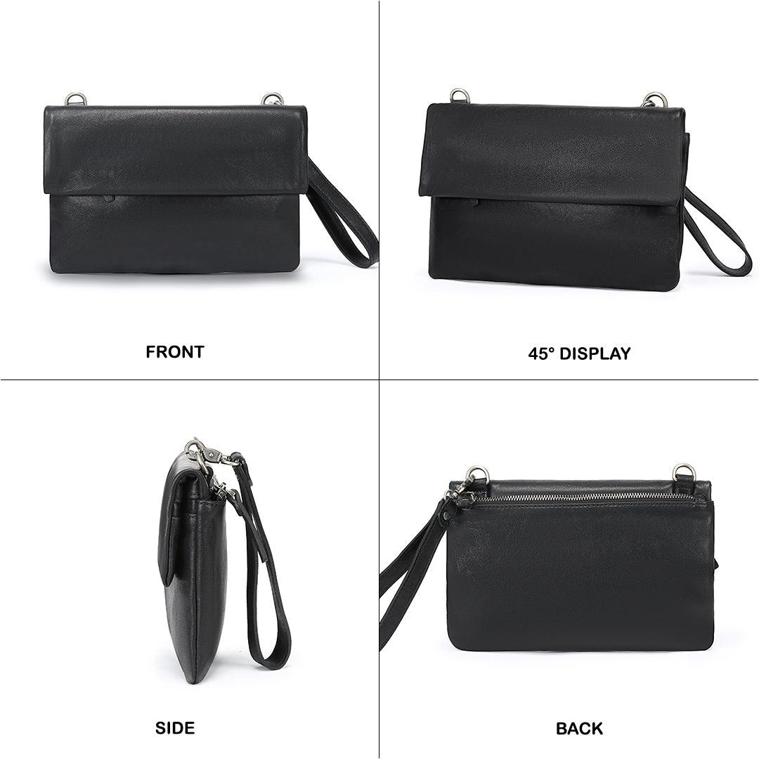 Tas Genggam Pouch Kulit - BLCK 210901 BL