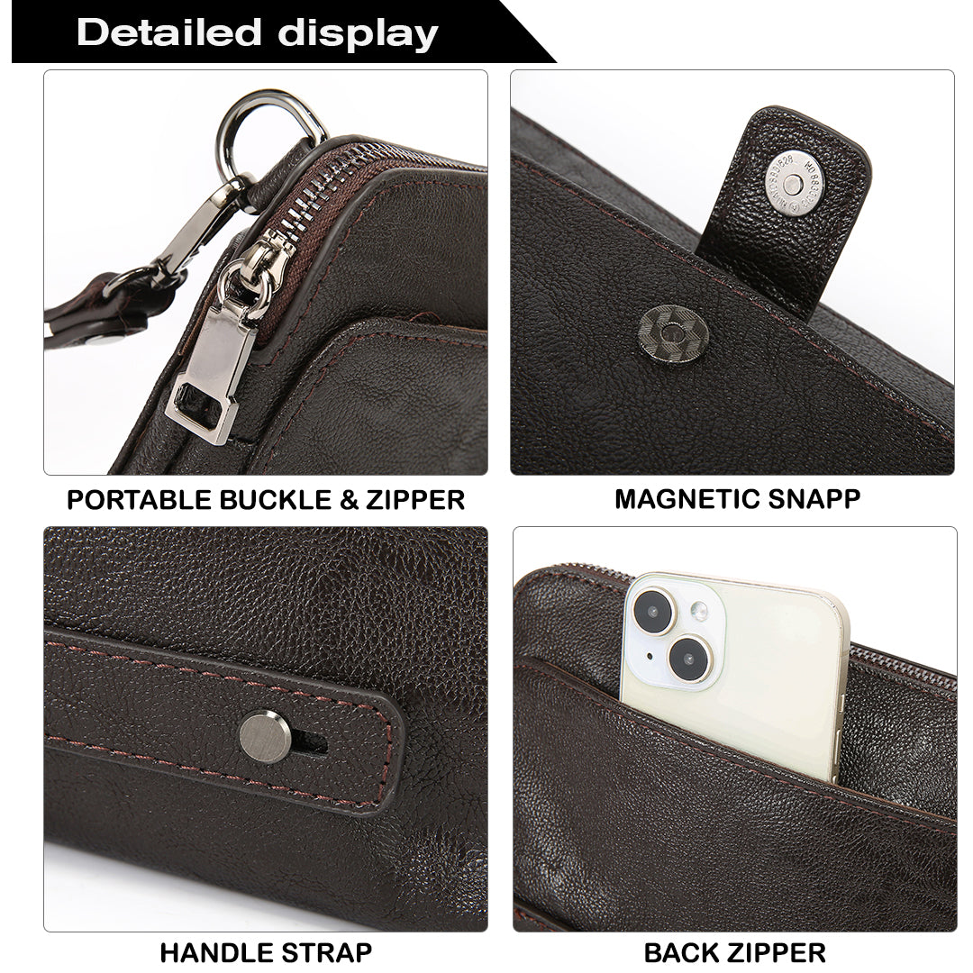 Tas Genggam Pouch Kulit - BYNCK 30373