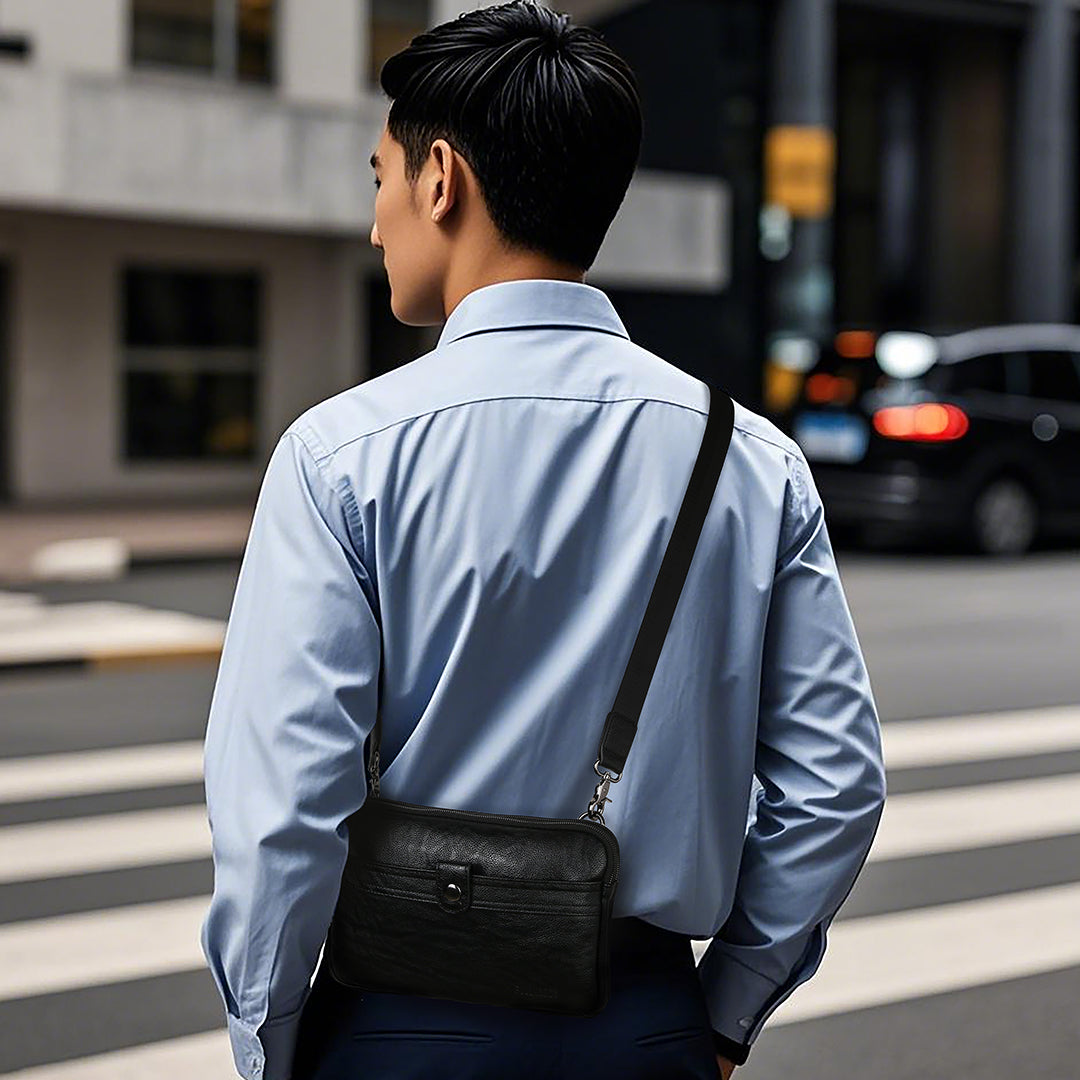 Tas Genggam Pouch Kulit - BYNCK 510