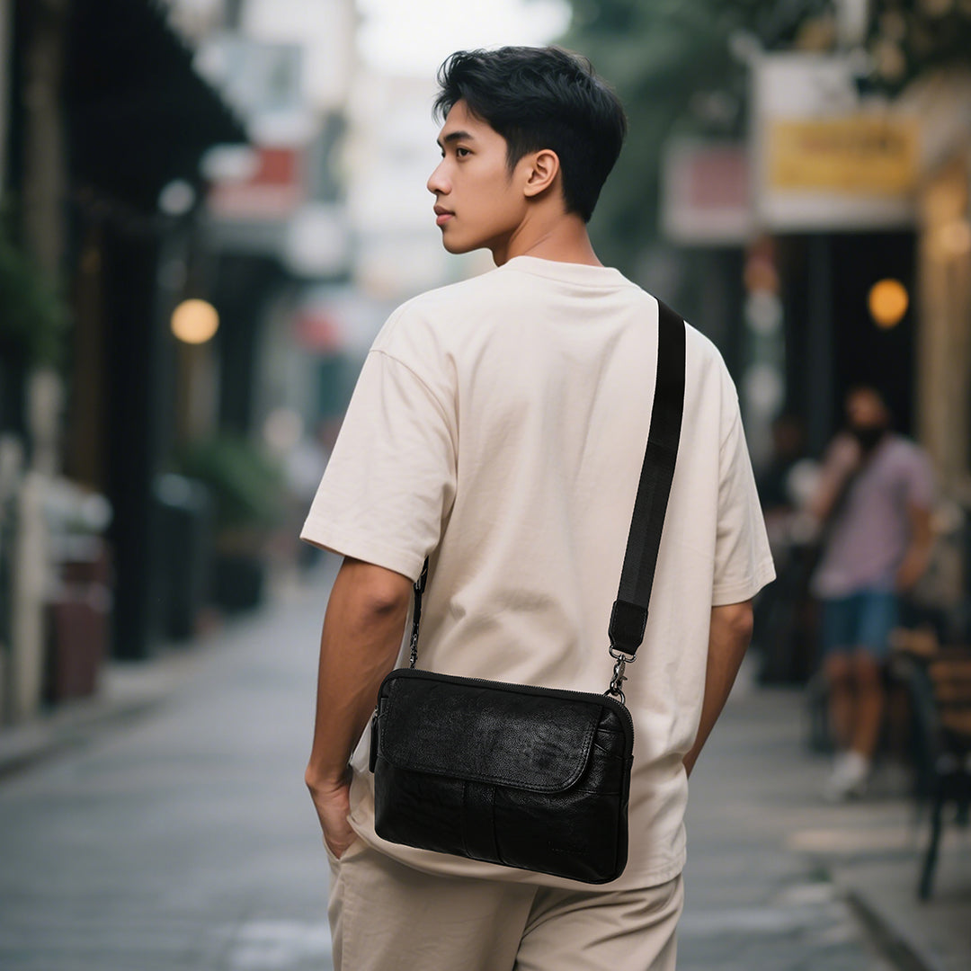 Tas Genggam Pouch Kulit - BYNCK 30003