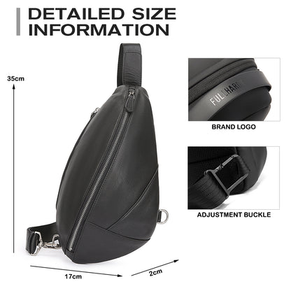 Tas Selempang Kulit - BLSK 8071 BL