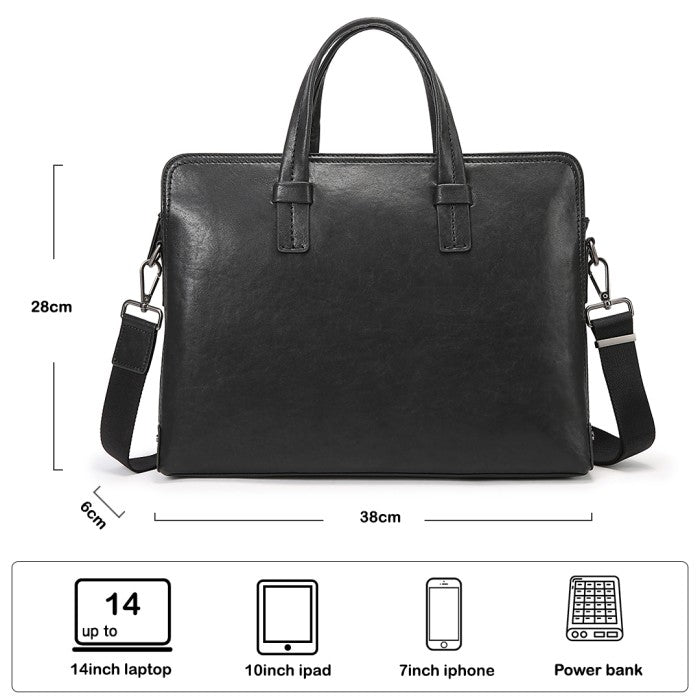 Tas Selempang Kulit - BLSB 20125 BL