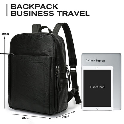 Tas Ransel Kulit - BYNR 16369 BL