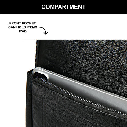 Tas Ransel Kulit - BYNR 16369 BL