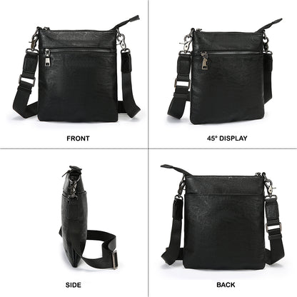 Tas Selempang Kulit - BYNSP 30667 BL