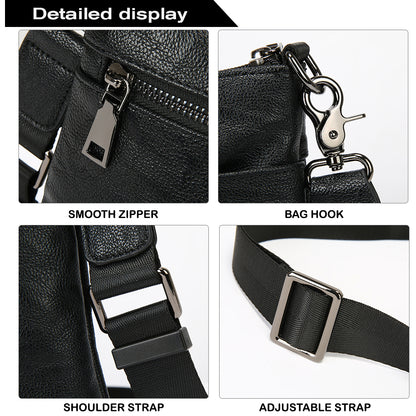 Tas Selempang Kulit - BYNSP 30667 BL