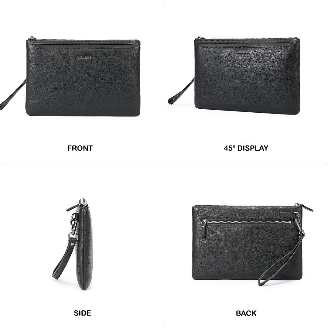 Tas Genggam Pouch Kulit BLCK 96175-1 BL