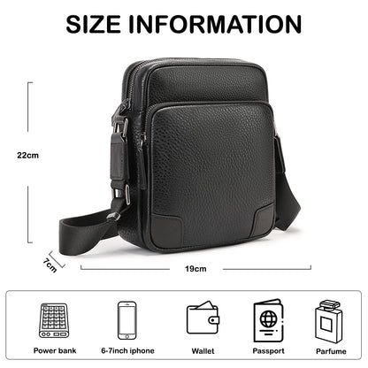 Tas Selempang Kulit - BLSP 92083-30 BL
