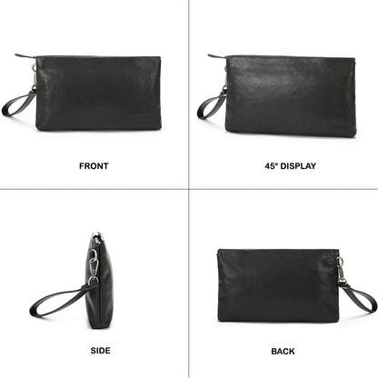 Tas Genggam Pouch Kulit BLCK 8158 BL