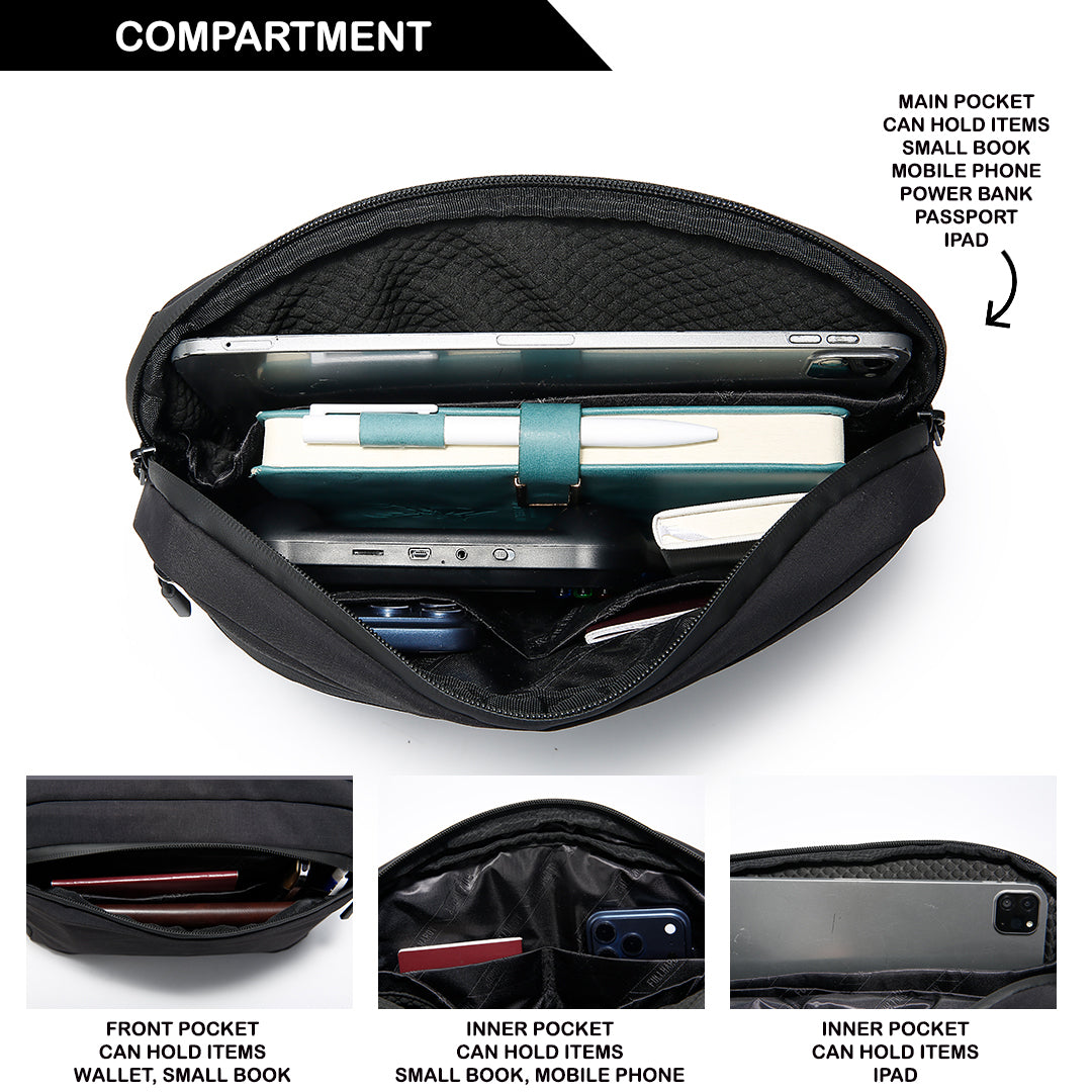 Tas Genggam Pouch Polyester - PLCK 7880