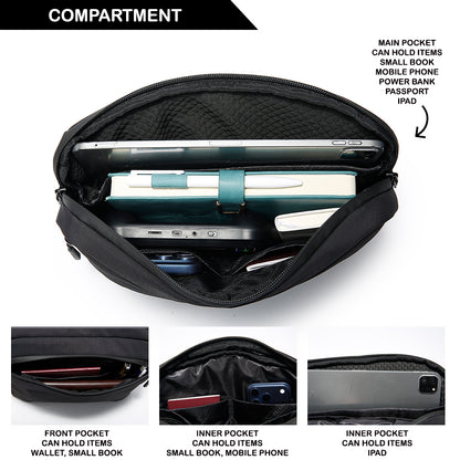 Tas Genggam Pouch Polyester - PLCK 7880