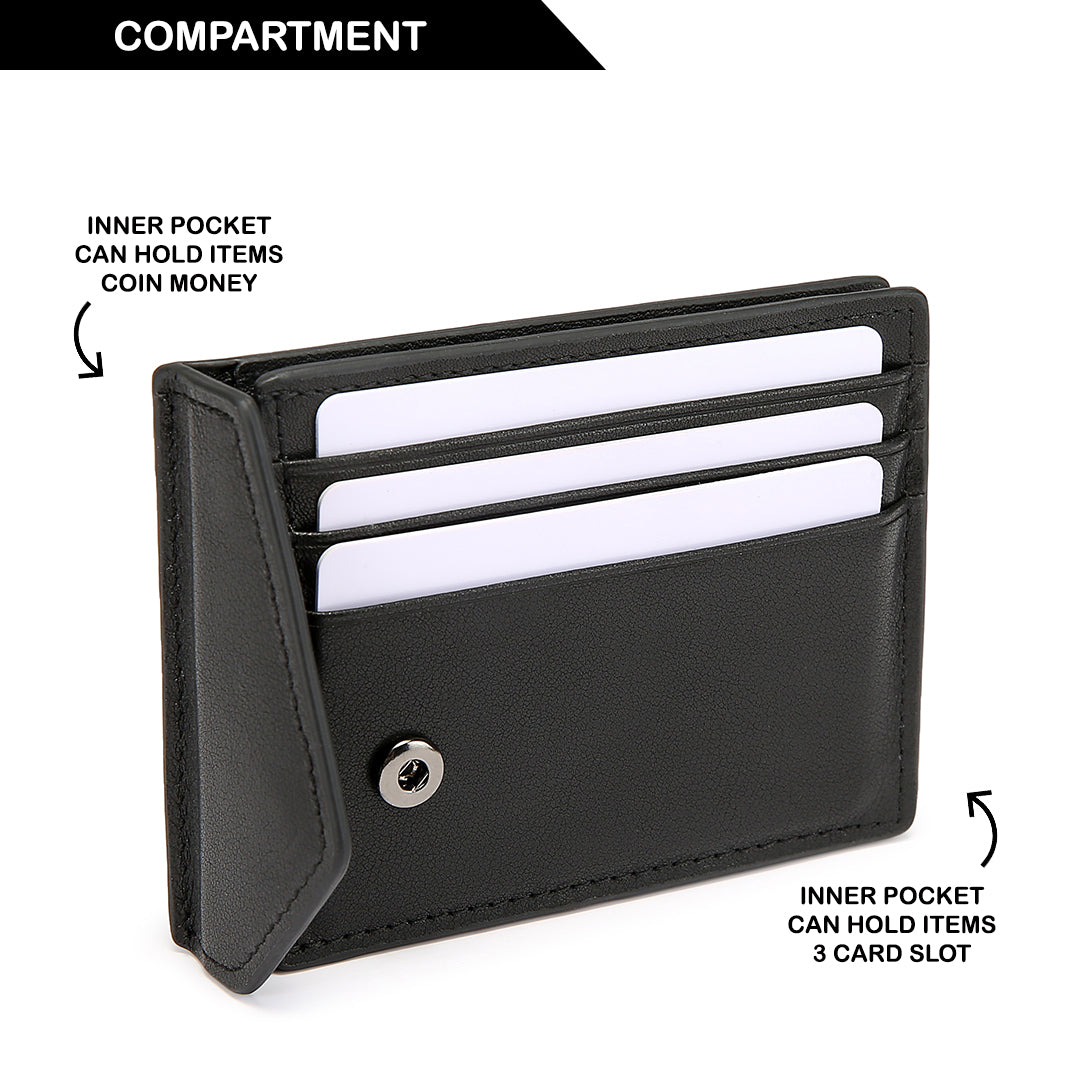 Dompet Kartu Kulit - BLCDID B25-438 BL