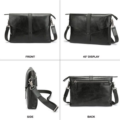 Tas Genggam Pouch Kulit - BLCK 8046 BL