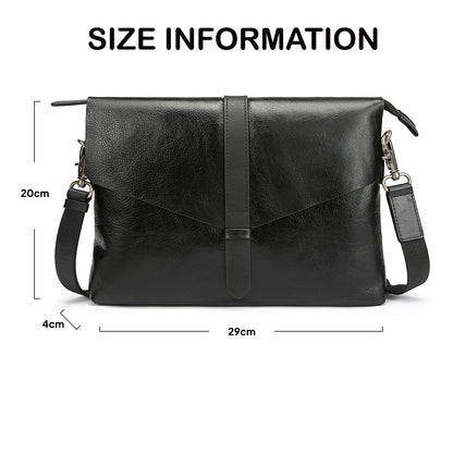 Tas Genggam Pouch Kulit - BLCK 8046 BL