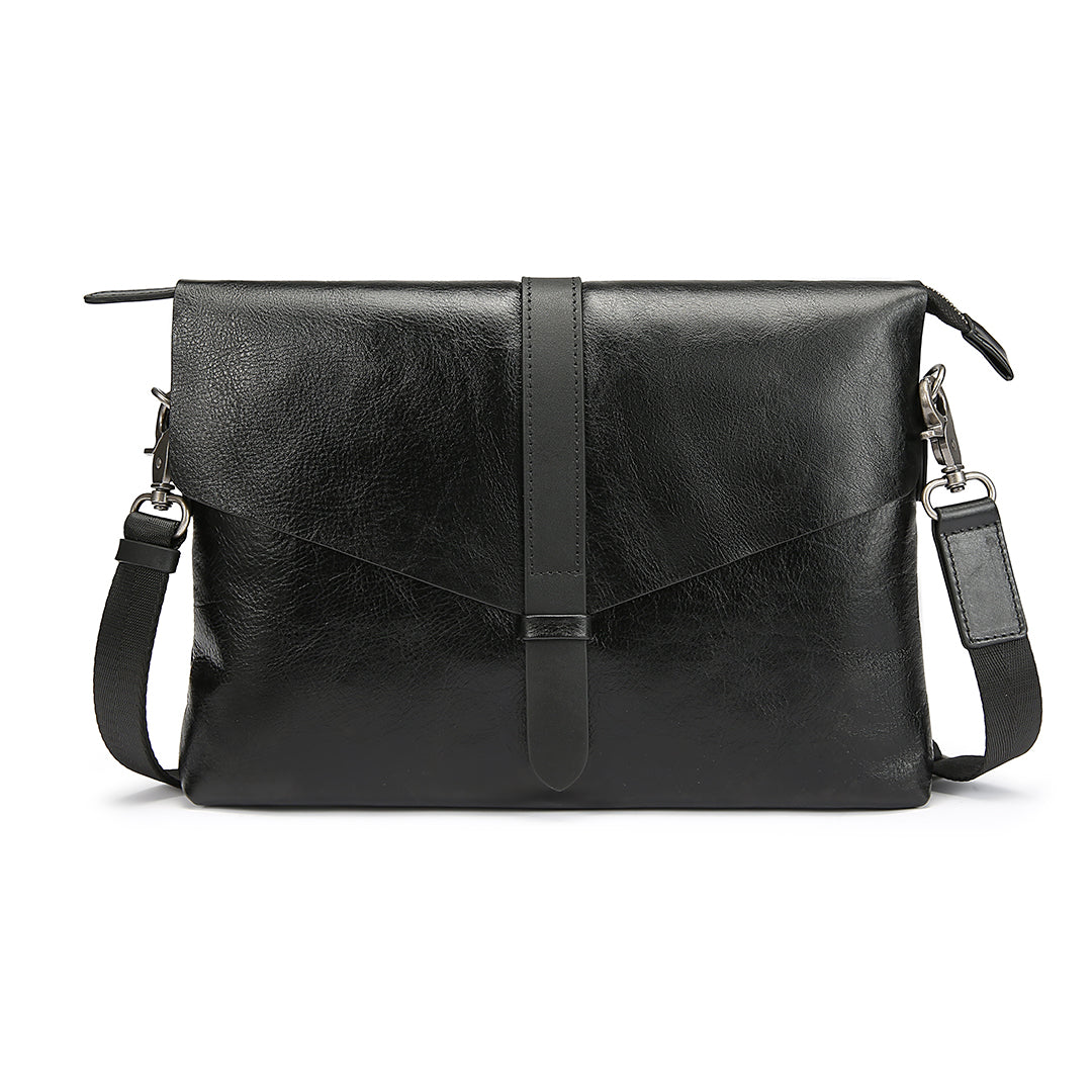 Tas Genggam Pouch Kulit - BLCK 8046 BL