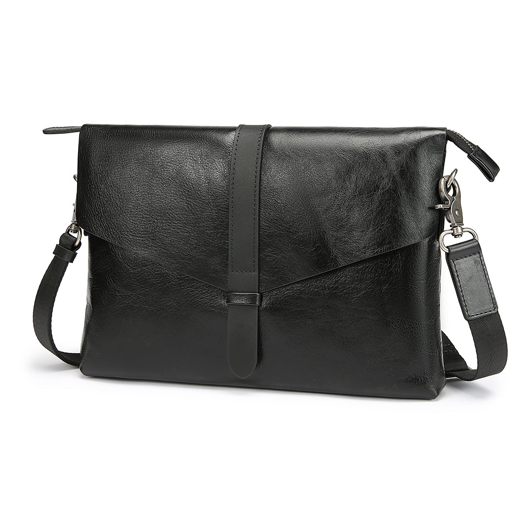 Tas Genggam Pouch Kulit - BLCK 8046 BL
