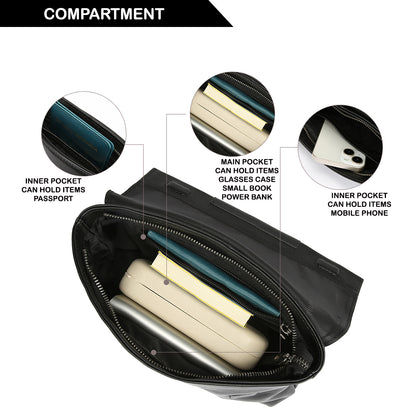 Tas Genggam Pouch Kulit - BLCK 8531 BL