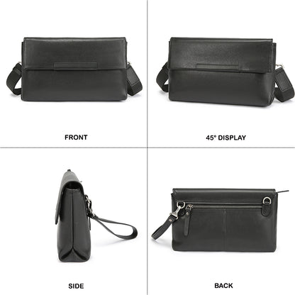 Tas Genggam Pouch Kulit - BLCK 8531 BL