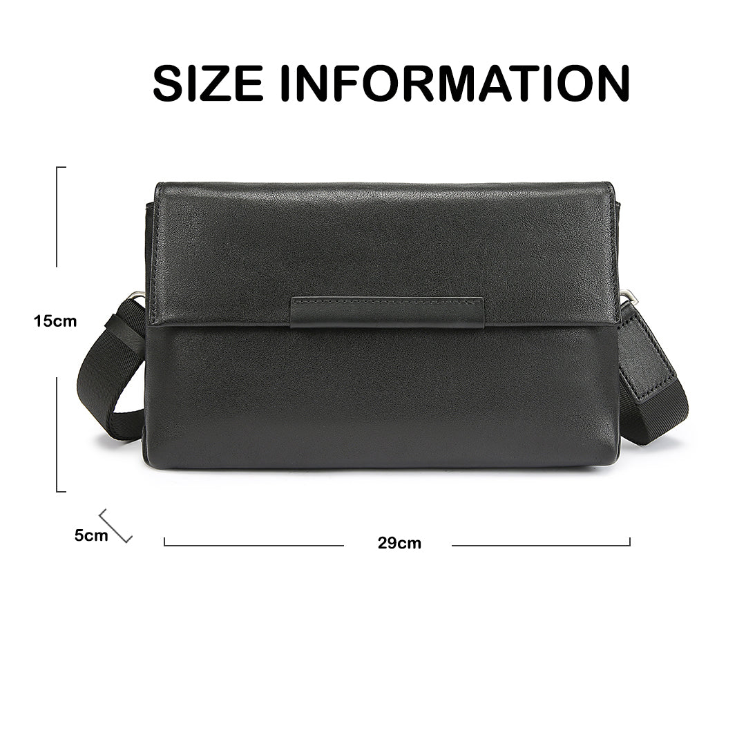 Tas Genggam Pouch Kulit - BLCK 8531 BL