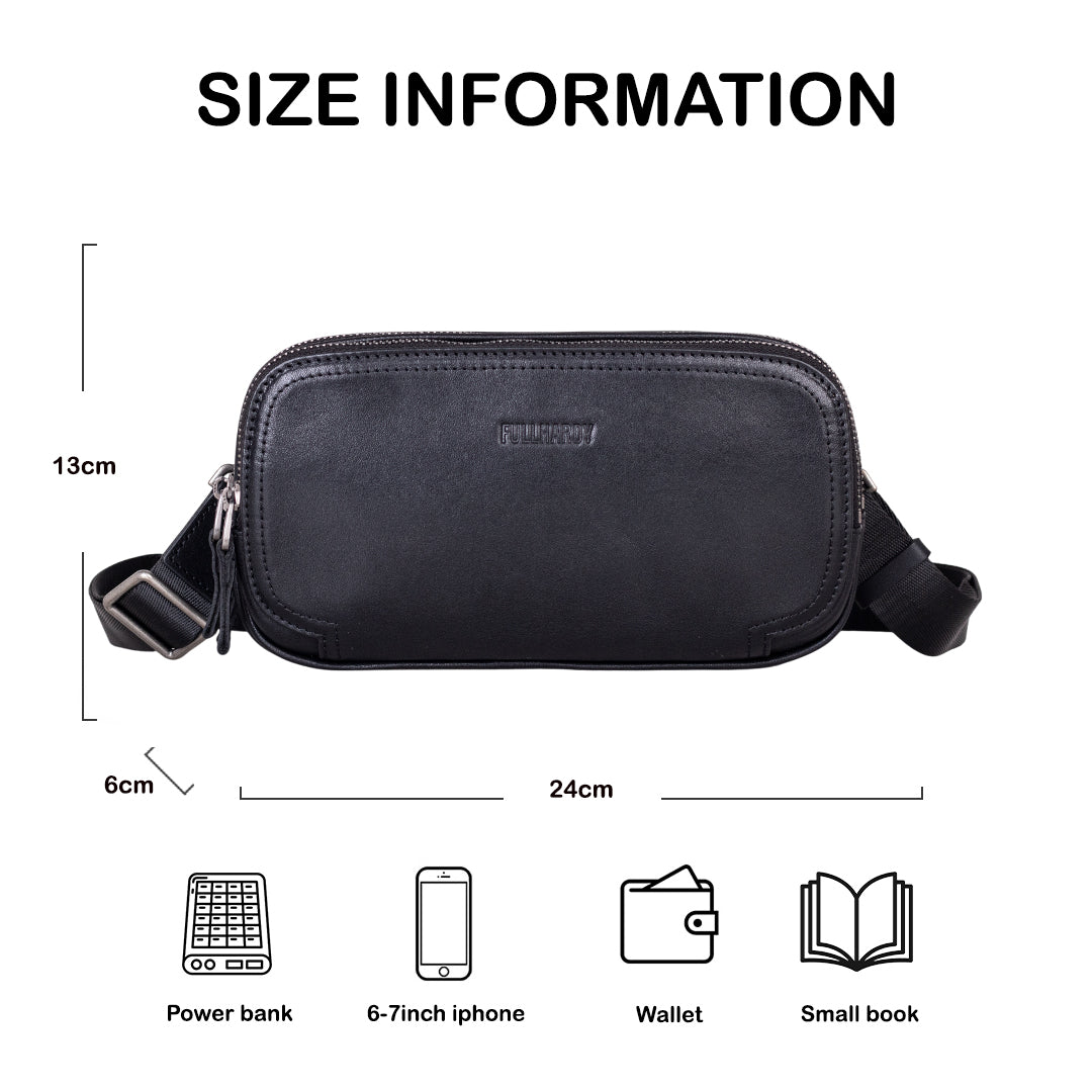 Tas Genggam Pouch Kulit BLCK 8896 BL