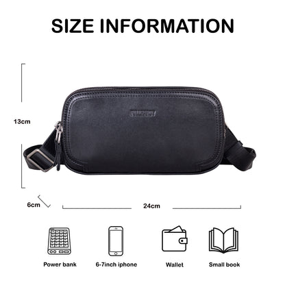 Tas Genggam Pouch Kulit BLCK 8896 BL