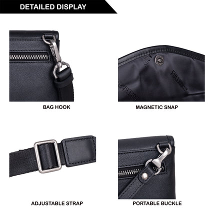 Tas Genggam Pouch Kulit - BLCK A031 BL