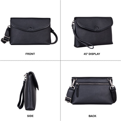 Tas Genggam Pouch Kulit - BLCK A031 BL