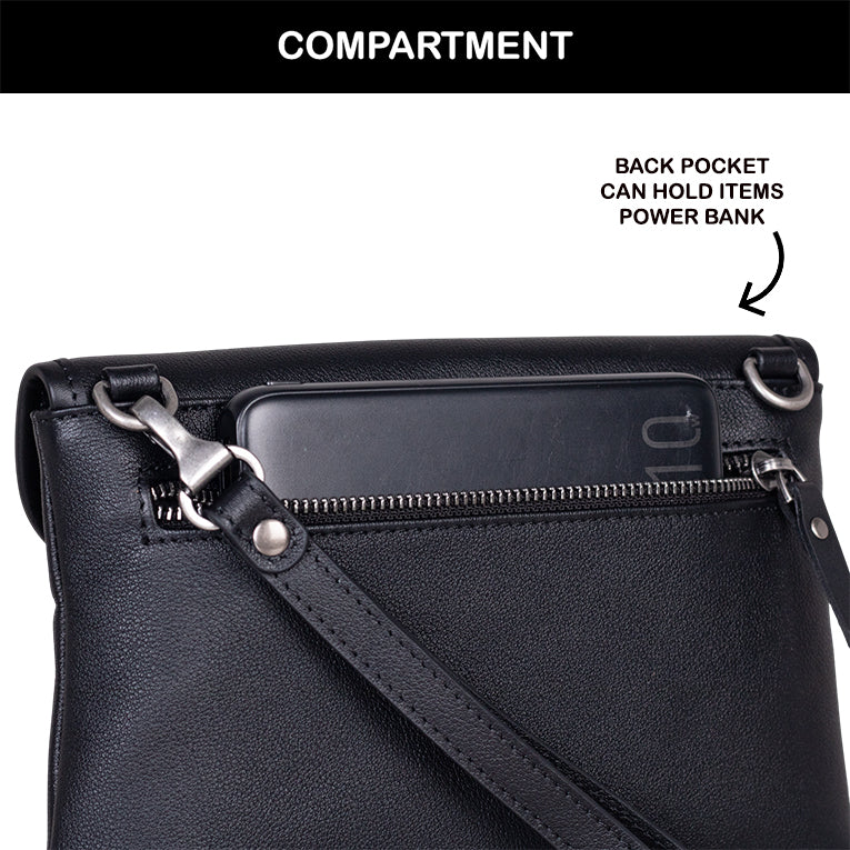 Tas Genggam Pouch Kulit - BLCK A031 BL