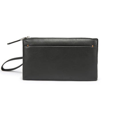 Tas Genggam Pouch Kulit - BLCKK 8039 BL